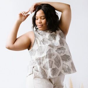 Pamut Apparel Mira Top Block Printed size XS